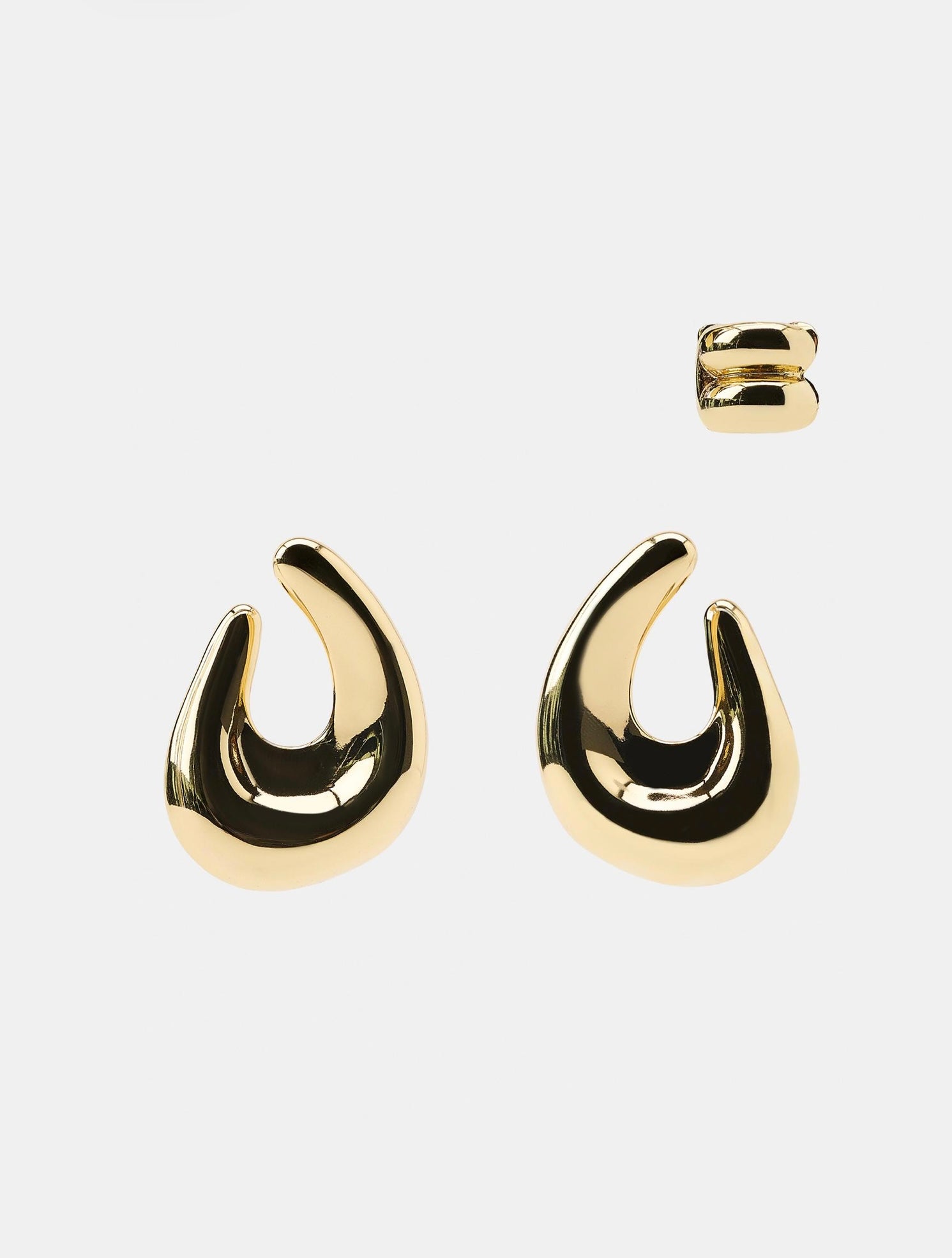 AÇIK HALKA VE EAR CUFF KÜPE SETİ